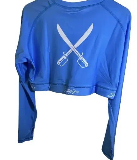 Shorty et Brassière bleu warriors fit, couleur bleu