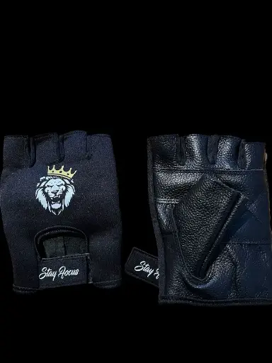 Training Gloves Warriors Mixed , Black color